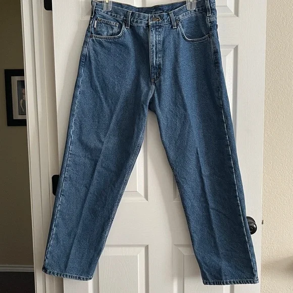 EUC CARHARTT Fleece Lined Jeans - Picture 2 of 12